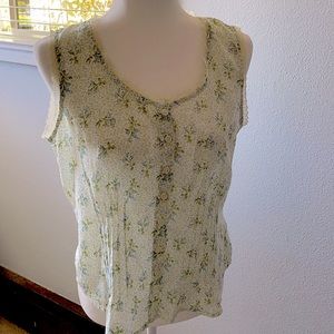 Sleeveless summer top